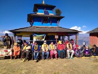 तिननचुलेमा मंगला र ताराखोला गाउँपालिकाका जनप्रतिनिधिको भेटघाट