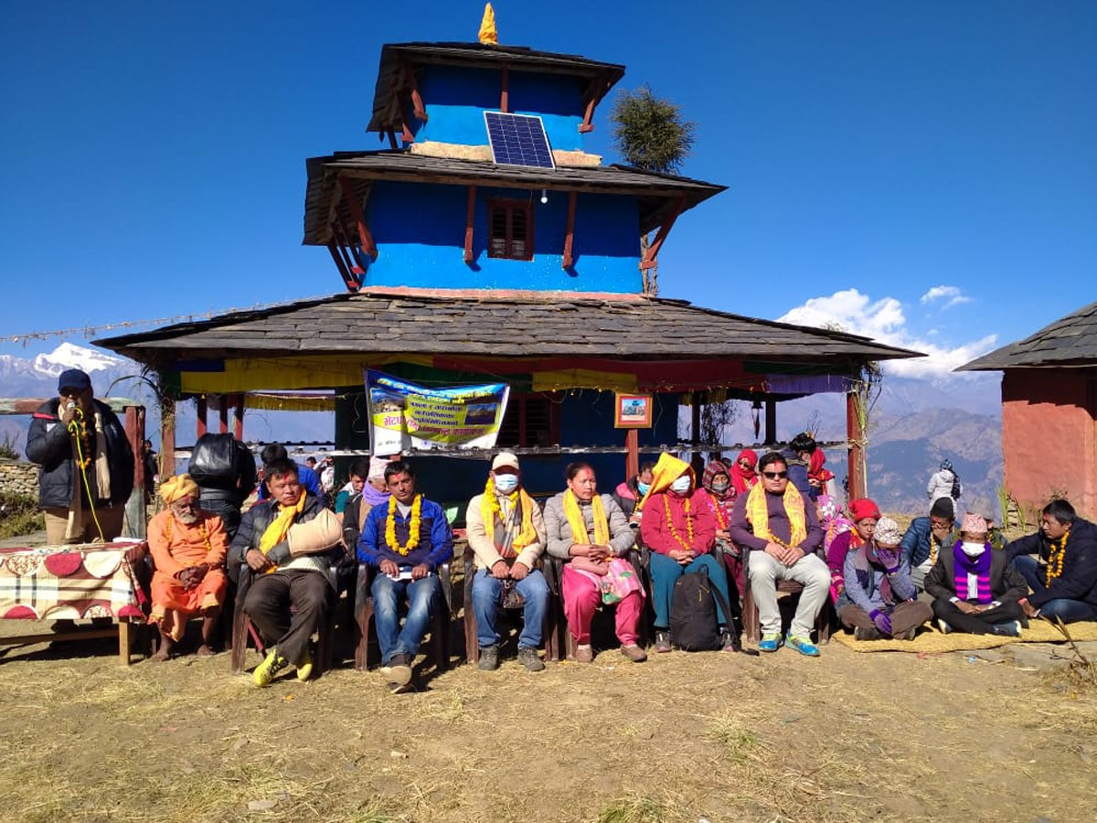 तिननचुलेमा मंगला र ताराखोला गाउँपालिकाका जनप्रतिनिधिको भेटघाट
