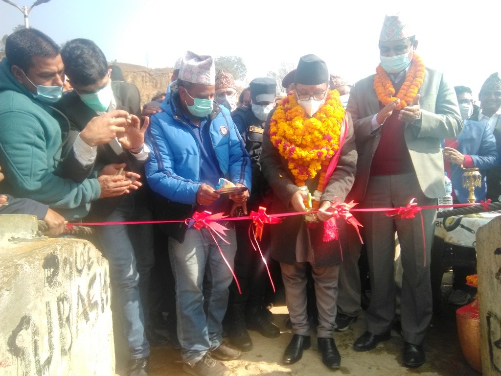 विश्वकै लामो झोलुङ्गे पुलको उद्घाटन