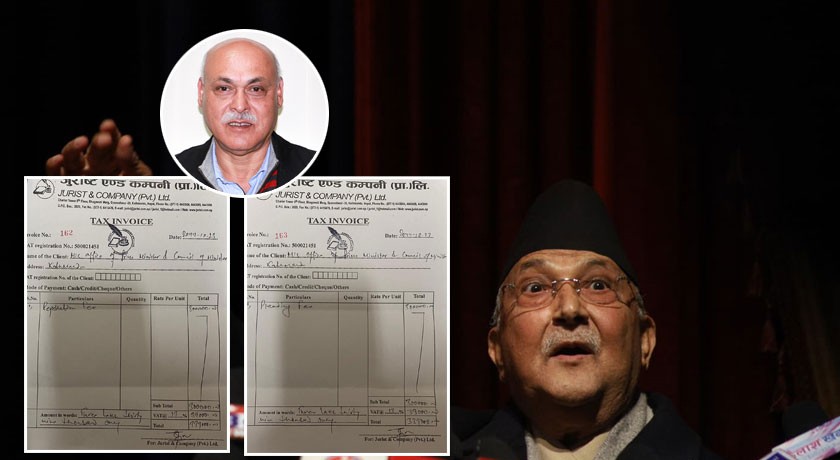 प्रधानमन्त्रीले यसरी गरिरहेका छन् राज्यकोषको दुरुपयोग : आफ्नो बचाउमा उभिएका एकै वकिललाई ६ लाख ७८ हजार भुक्तानी