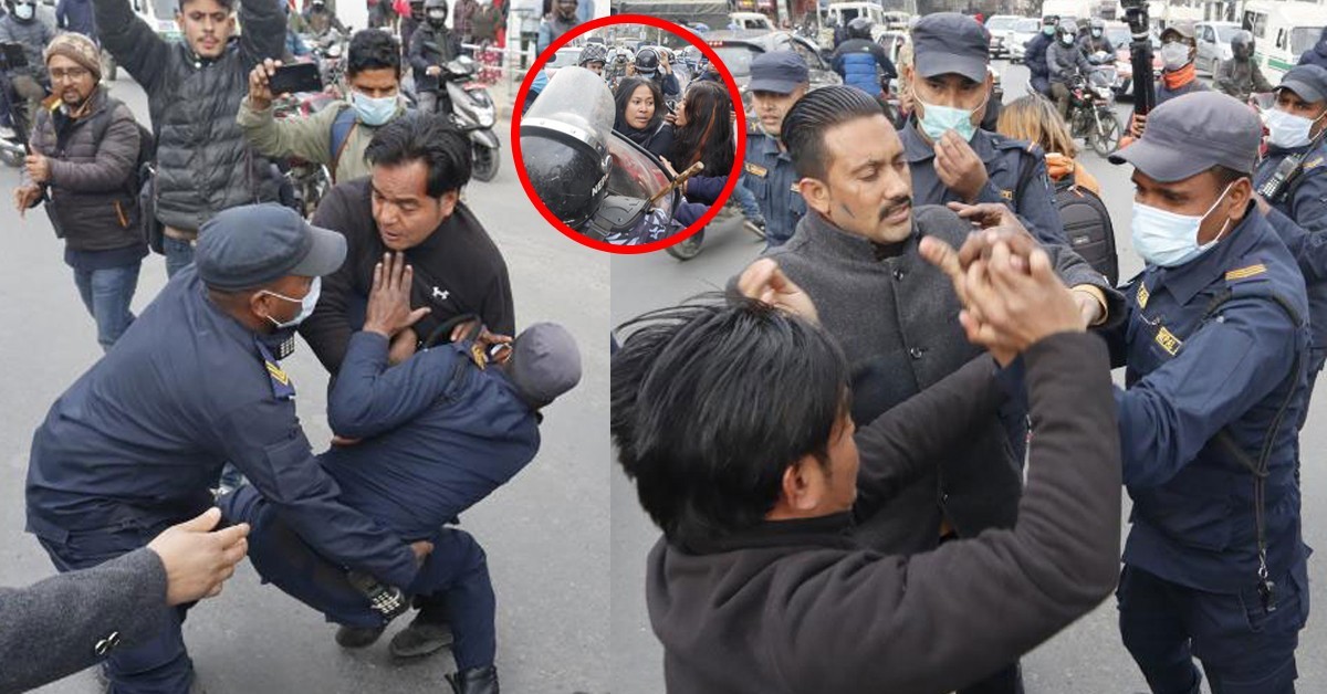 एमालेका दुई पक्ष बीच झडप