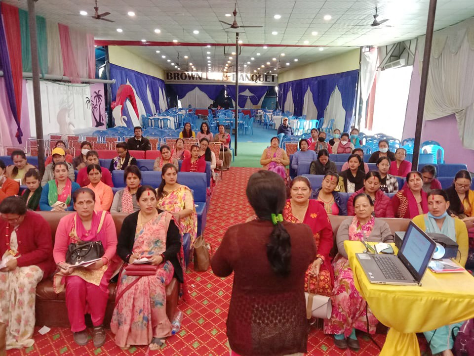 बागलुङमा महिला शिक्षकको लागि नेतृत्व विकास प्रशिक्षण
