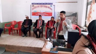 गलकोटमा विद्यार्थी नगरप्रमुख/उपप्रमुख कार्यक्रम  