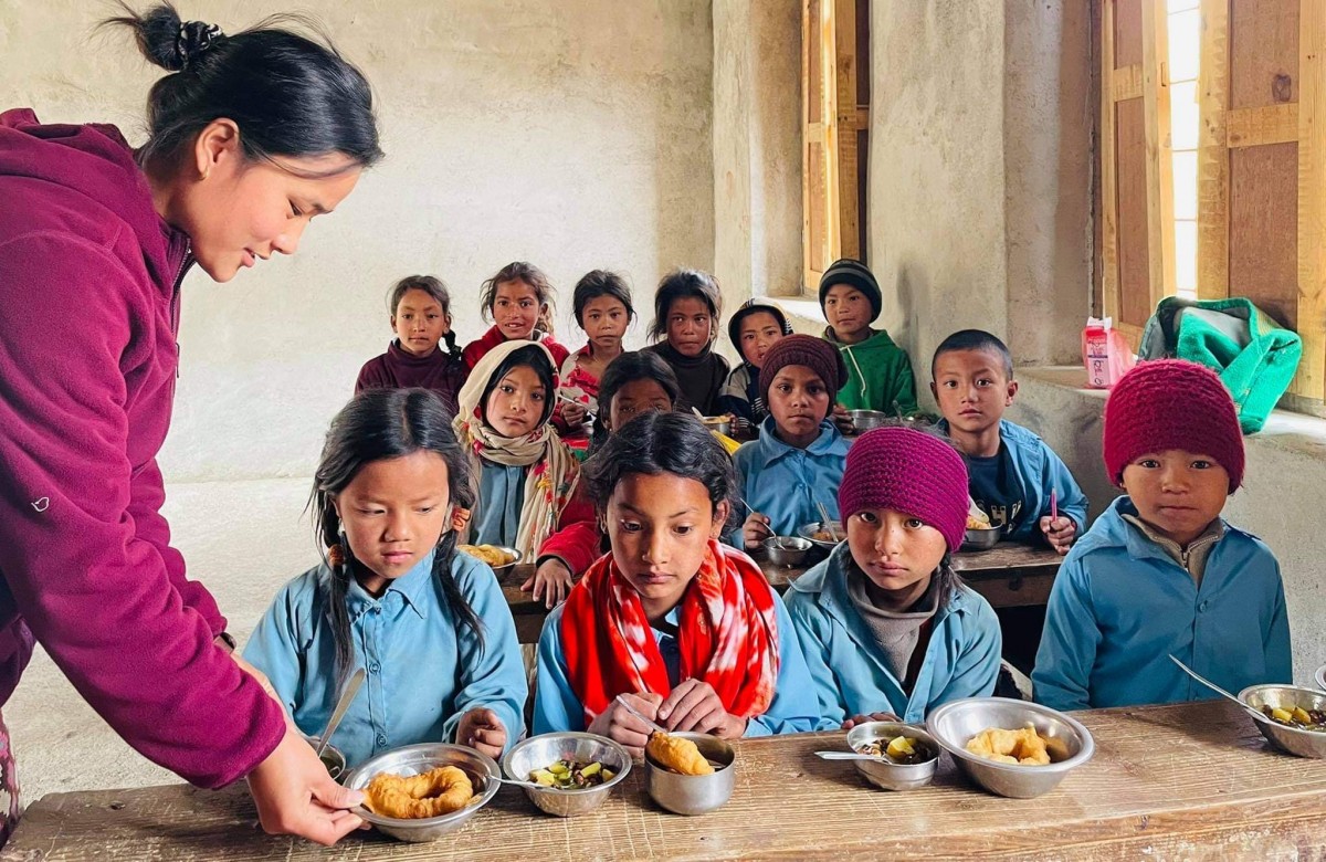 तमानखोलामा स्थानीय उत्पादनको खाजा खुवाउने विद्यालयलाई मात्र अनुदान दिईने