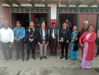 प्रमुख जिल्ला अधिकारी सहितको टोलीद्वारा बरेङ गाउँपालिकाको अनुगमन निरीक्षण