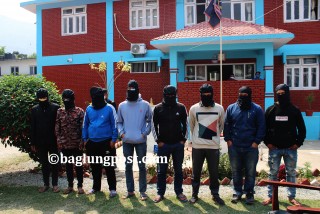 बडिगाड झडपमा संलग्न ८ जना सार्वननिक भिडियोसहित