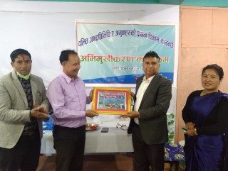 गलकोटमा दलित जनप्रतिनिधि र अगुवाहरुको क्षमता विकास सम्बन्धी अभिमुखिकरण