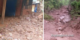 बाढीले बडिगाडका आठ परिवार विस्थापित