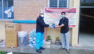 कुवँरको सक्रियतामा निसी, भूजी, तमान र बडिगाडमा १६ लाख बढीको स्वास्थ्य सामग्री वितरण