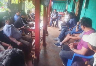 काँग्रेस महाधिवेशन नजिकिदै गर्दा बागलुङ नगरका १४ वटै वडाका सभापतिहरुको भेला