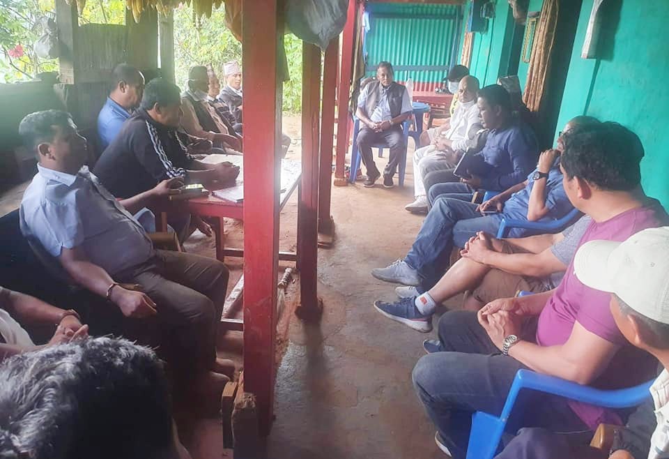 काँग्रेस महाधिवेशन नजिकिदै गर्दा बागलुङ नगरका १४ वटै वडाका सभापतिहरुको भेला