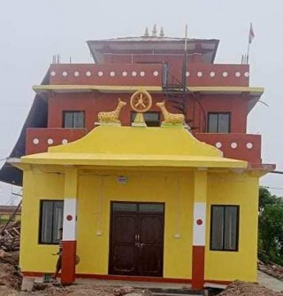रायडाँडामा निर्माण भयो बौद्ध गुम्बा 