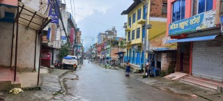 यस्तो देखियो निशेधाज्ञा कडा पारिएपछिको बागलुङ बजार (फोटो फिचर)