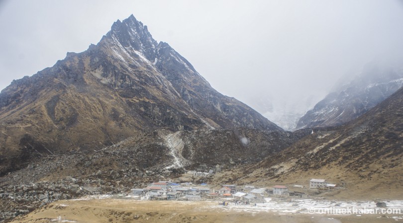 ढुङ्गा लागेर पैदलयात्रीको मृत्यु