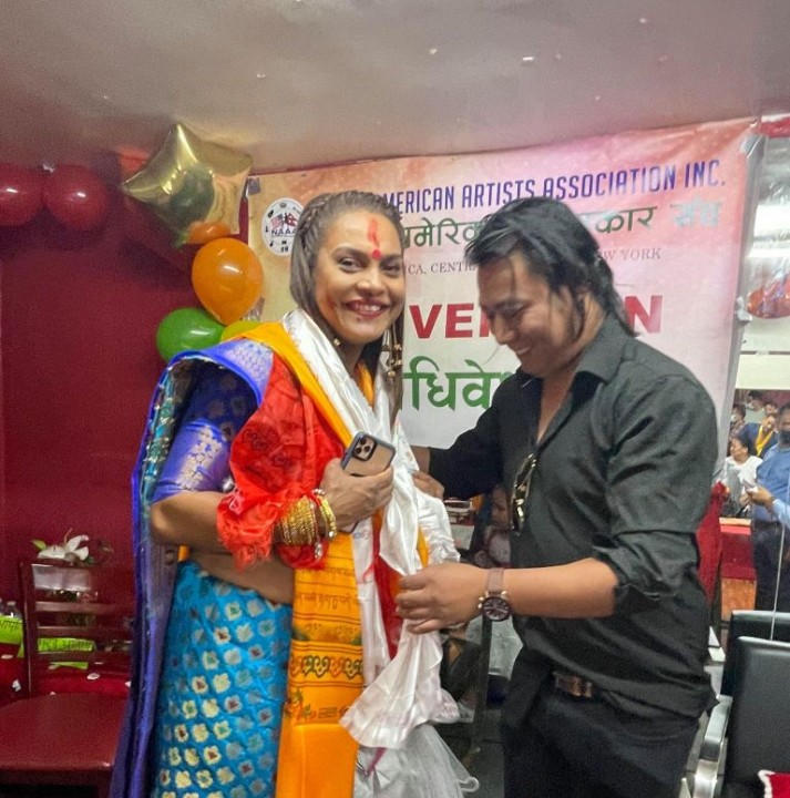बागलुङकी चेली निशा सुनार भईन् नेपाली अमेरिकन कलाकार संघको अध्यक्ष