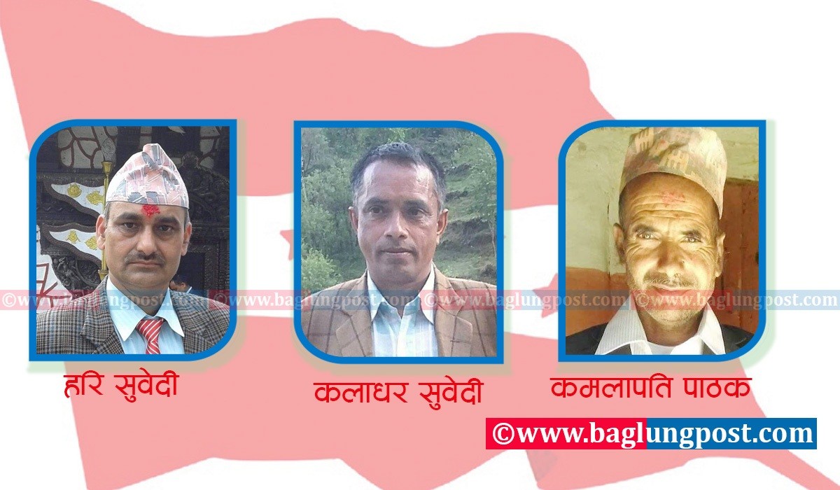 हरि सुवेदी, कमलापति पाठक र कलाधर सुवेदीमध्ये कसको पोल्टामा जाला काँग्रेस ताराखोलाको नेतृत्व ? 