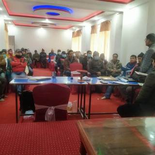तमानखोलामा सहकारी व्यवस्थापन सम्बन्धी तालिम 