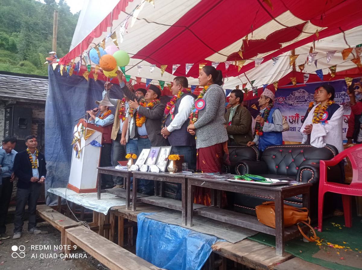 जनता माध्यमिक विद्यालय धम्जाको ६४ औं वार्षिकोत्सव सम्पन्न 
