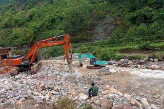 निसीखोलामा मसानघाट पनि अतिक्रमणमा