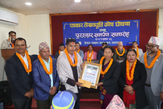 पत्रकार डम्मर बुढामगर र रामकृष्ण बोहोरा पुरस्कृत